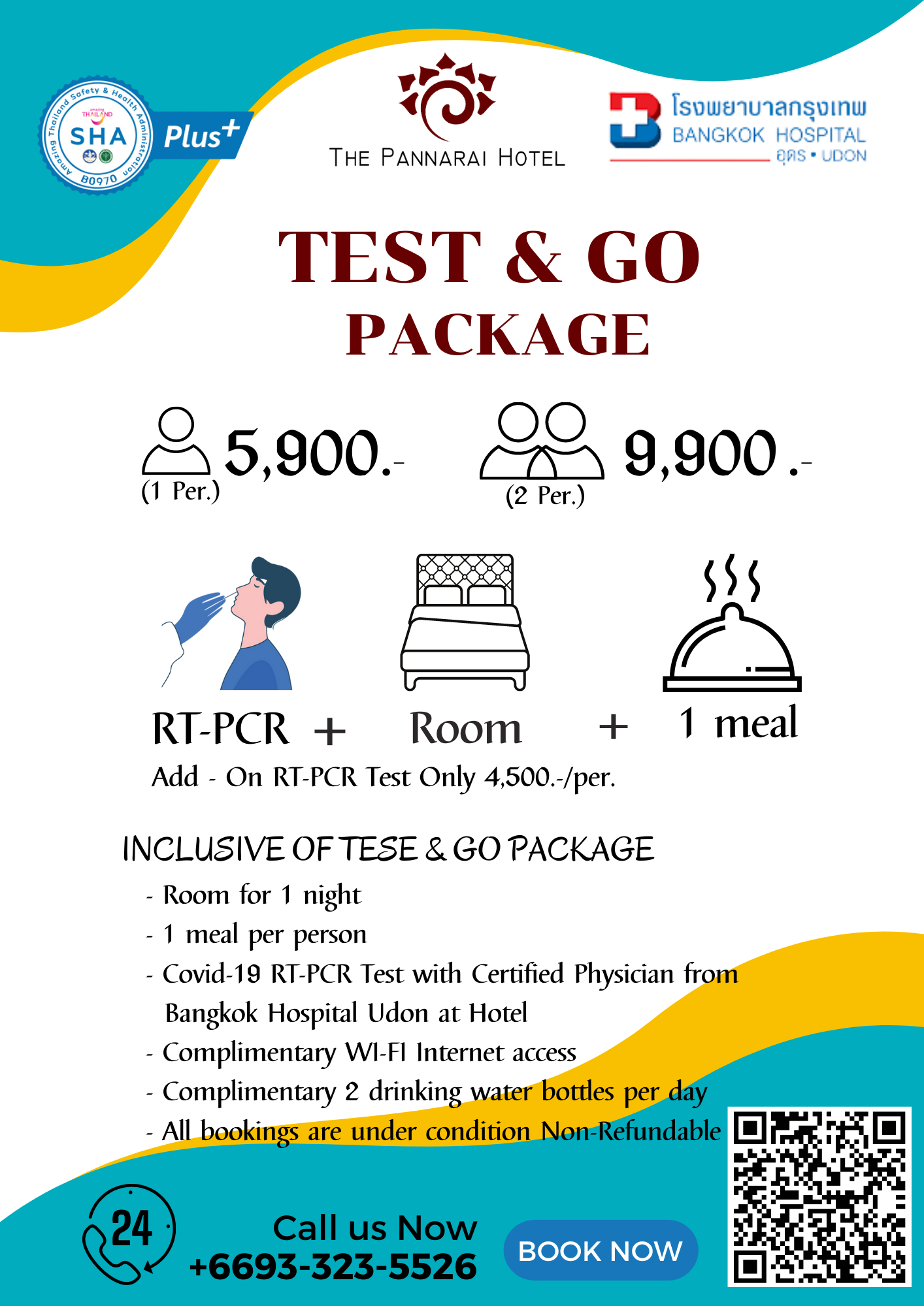 TEST & GO PACKAGE